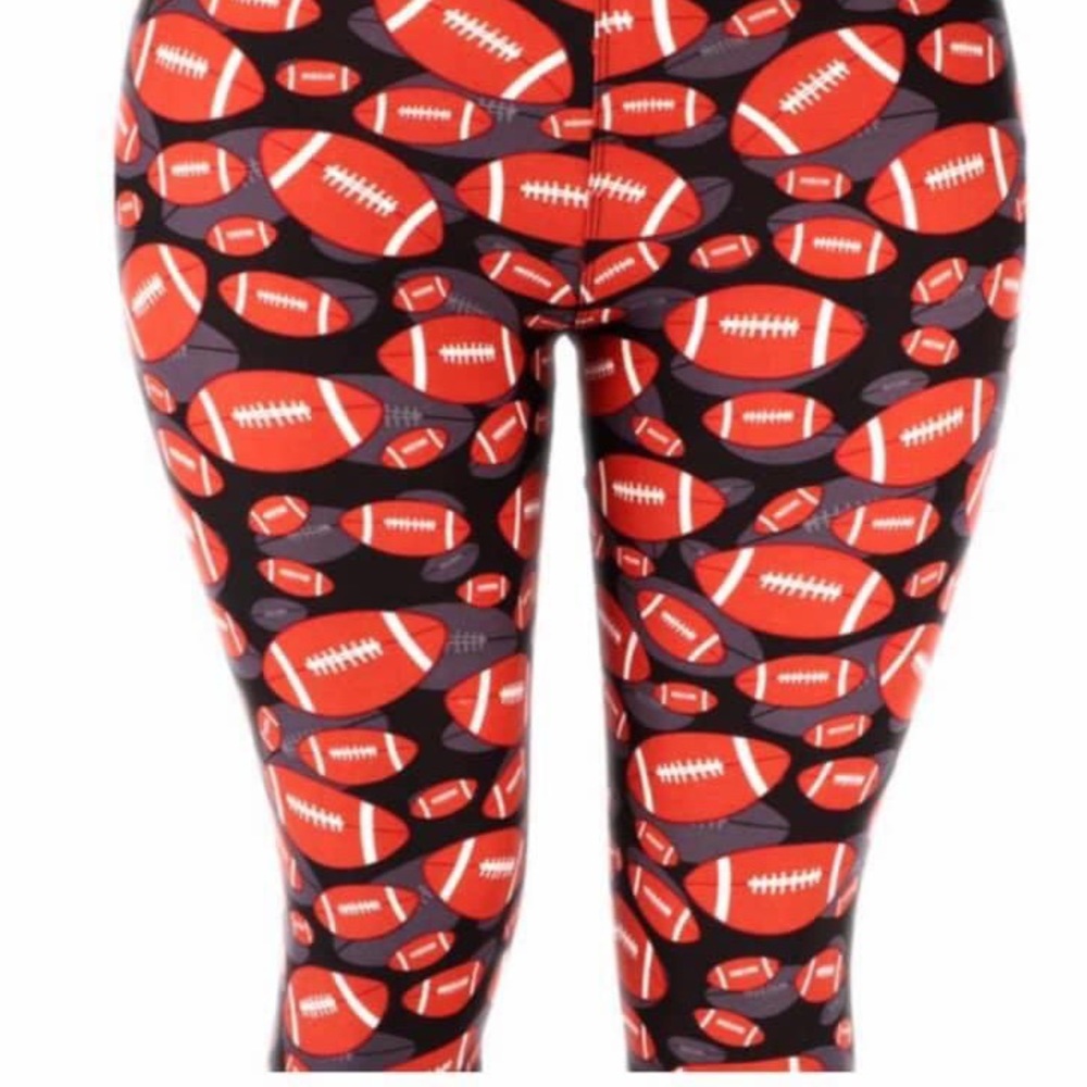New Football Peachskin Leggings PLUS